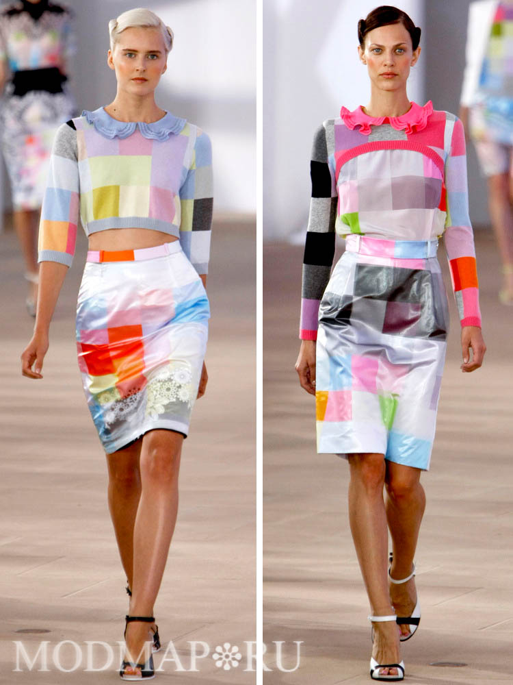 пастельная клетка от Preen