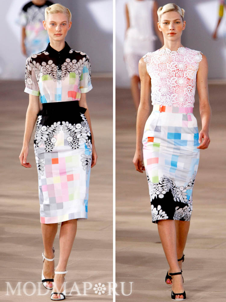 пастельная клетка от Preen