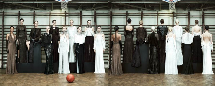 Показ Риккардо Тиши для Givenchy haute couture весна-лето 2012