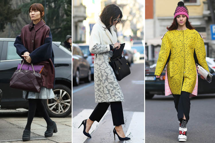 Streetstyle на Неделе моды