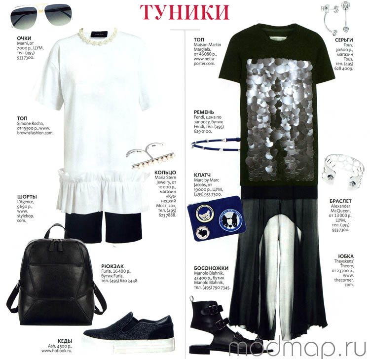 футболки туники