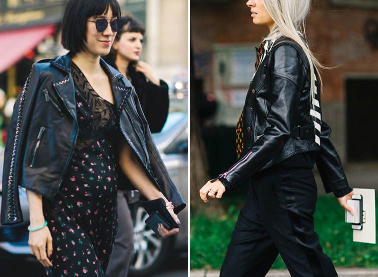 Streetstyle на Неделе моды